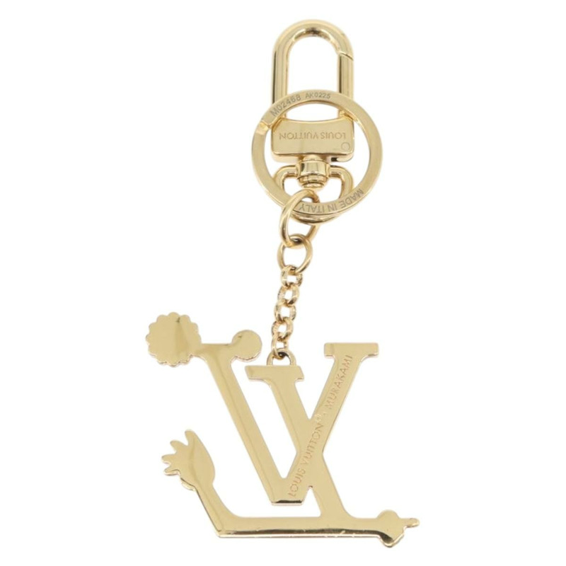 【日本直送】路易威登 LV 經典超薄金屬金色吊飾 M02468 LV 正品 168053SAM-5