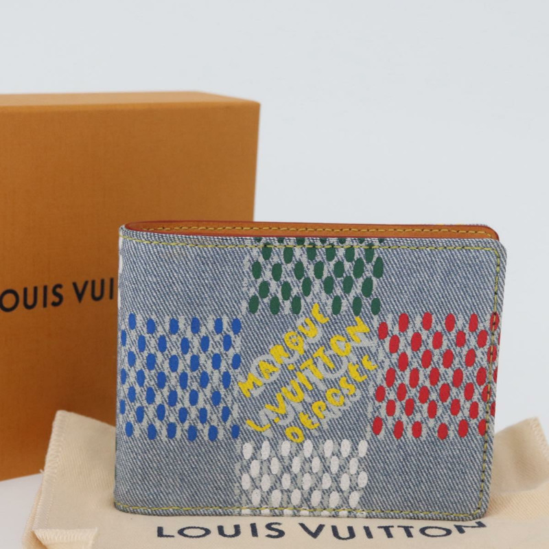 【日本直送】路易威登 Damier Giant Portefeuille Multripru 牛仔布 N00186 LV 正品 168065SAM-11