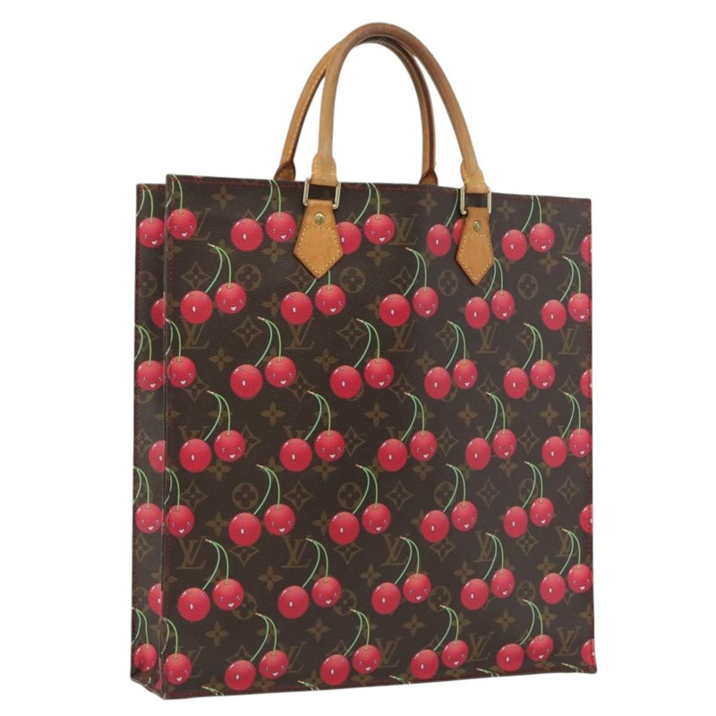 【日本直送】路易威登 Monogram Cherry Sac Plat 手提包 M95010 LV 正品 170662V-0