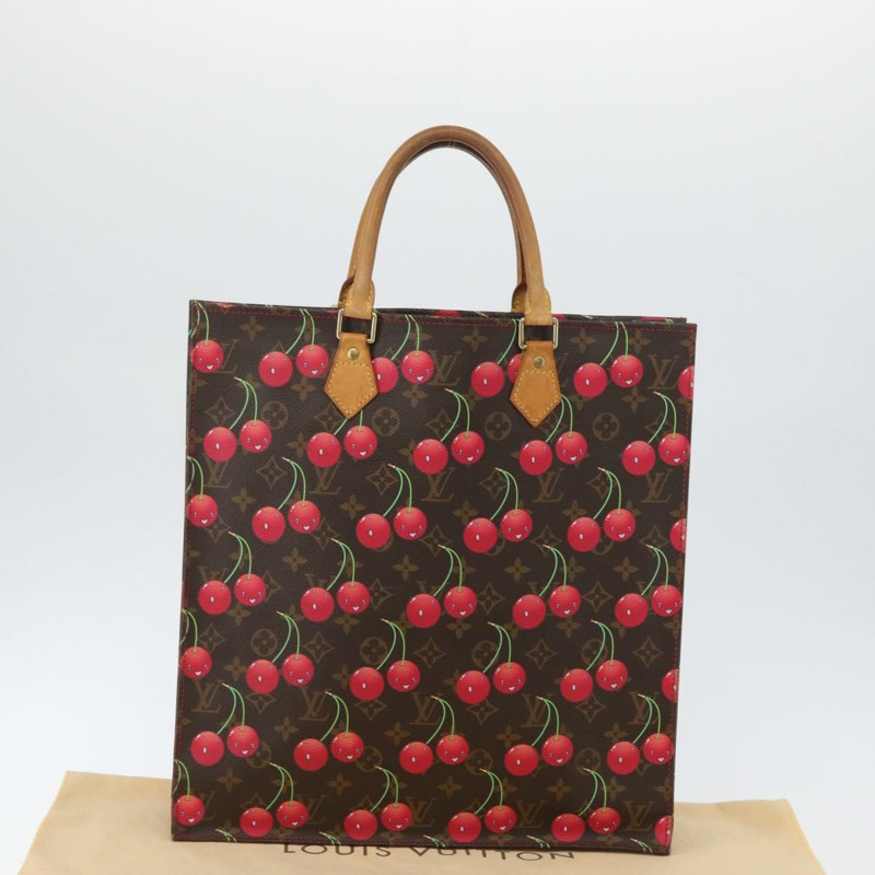 【日本直送】路易威登 Monogram Cherry Sac Plat 手提包 M95010 LV 正品 170662V-11