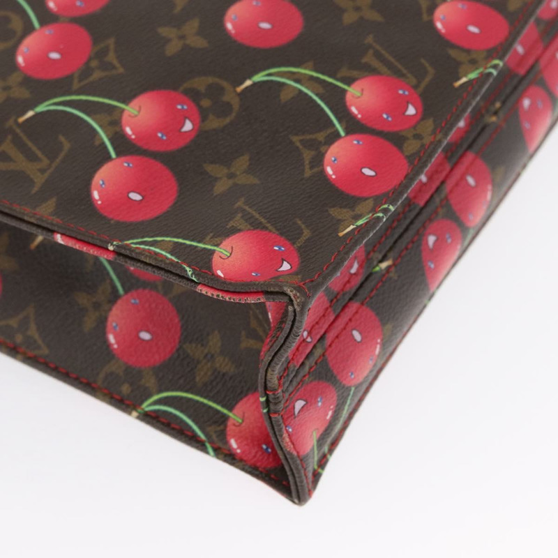 【日本直送】路易威登 Monogram Cherry Sac Plat 手提包 M95010 LV 正品 170662V-14