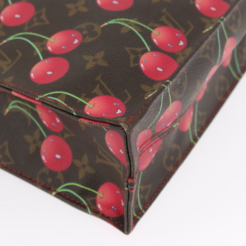 【日本直送】路易威登 Monogram Cherry Sac Plat 手提包 M95010 LV 正品 170662V-16