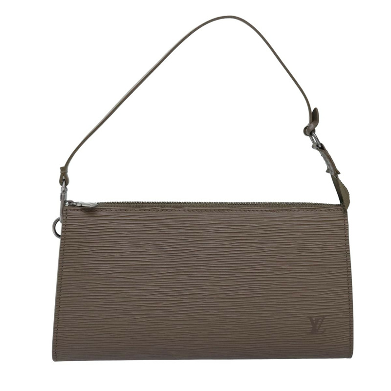 【日本直送】路易威登 Epi Pochette 配件袋 灰胡椒 LV 正品 82930V-12