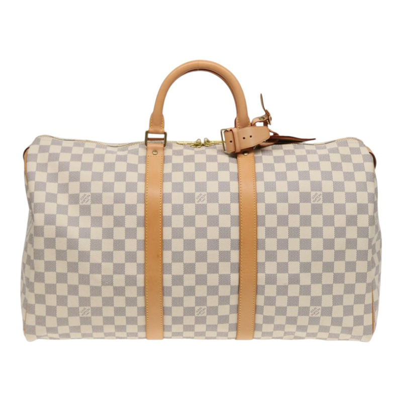 【日本直送】路易威登 Damier Azur Keepall 50 波士頓包 N41430 LV Auth 83727V-12