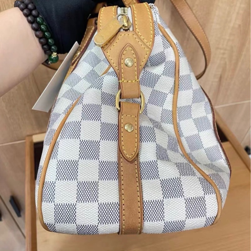 【95新 ✨ 全網最低價！】LV路易威登白棋盤格Stresa單肩包（下單前先詢問庫存❗️）-5