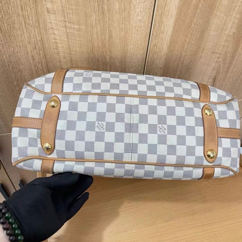 【95新 ✨ 全網最低價！】LV路易威登白棋盤格Stresa單肩包（下單前先詢問庫存❗️）-8