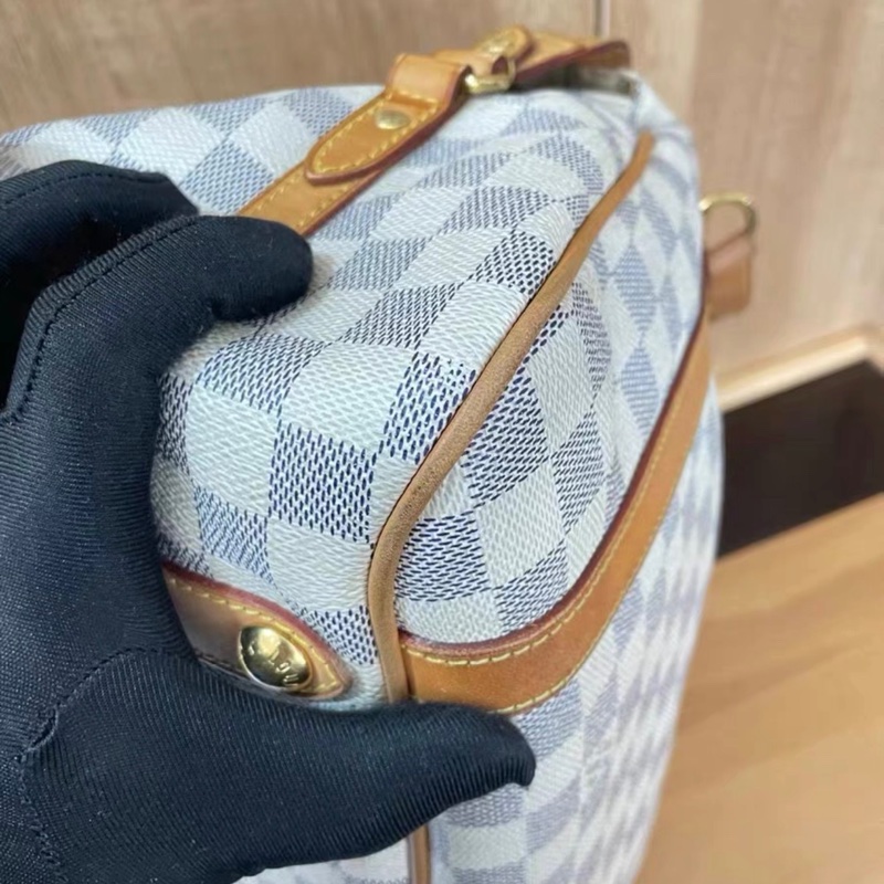 【95新 ✨ 全網最低價！】LV路易威登白棋盤格Stresa單肩包（下單前先詢問庫存❗️）-9