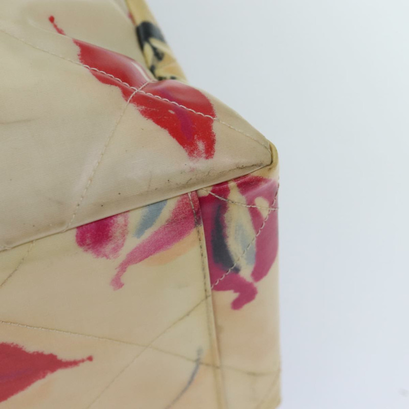 【日本直送】香奈兒唇形手提包 琺瑯白紅 CC Auth 87655V-8