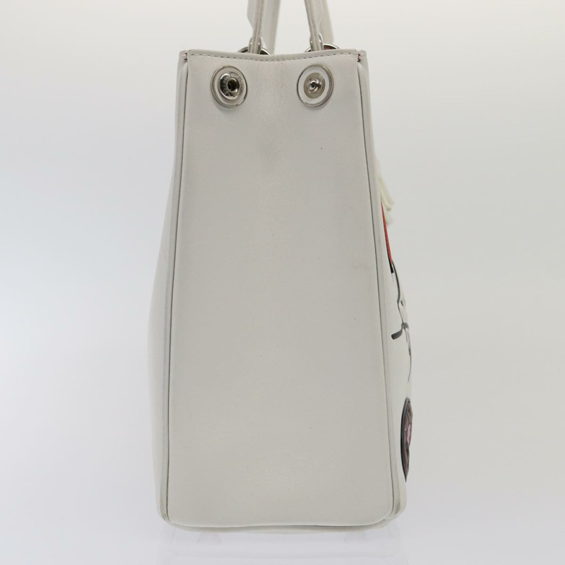 【日本直送】Christian Dior 皮革手提包 2way 銀白 正品 ep5275SAV-3