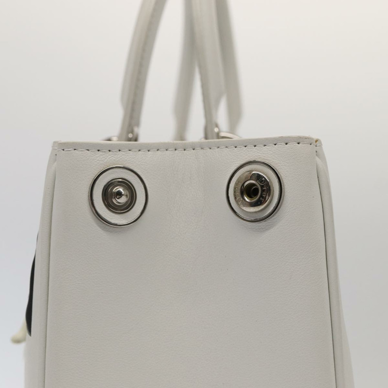 【日本直送】Christian Dior 皮革手提包 2way 銀白 正品 ep5275SAV-4