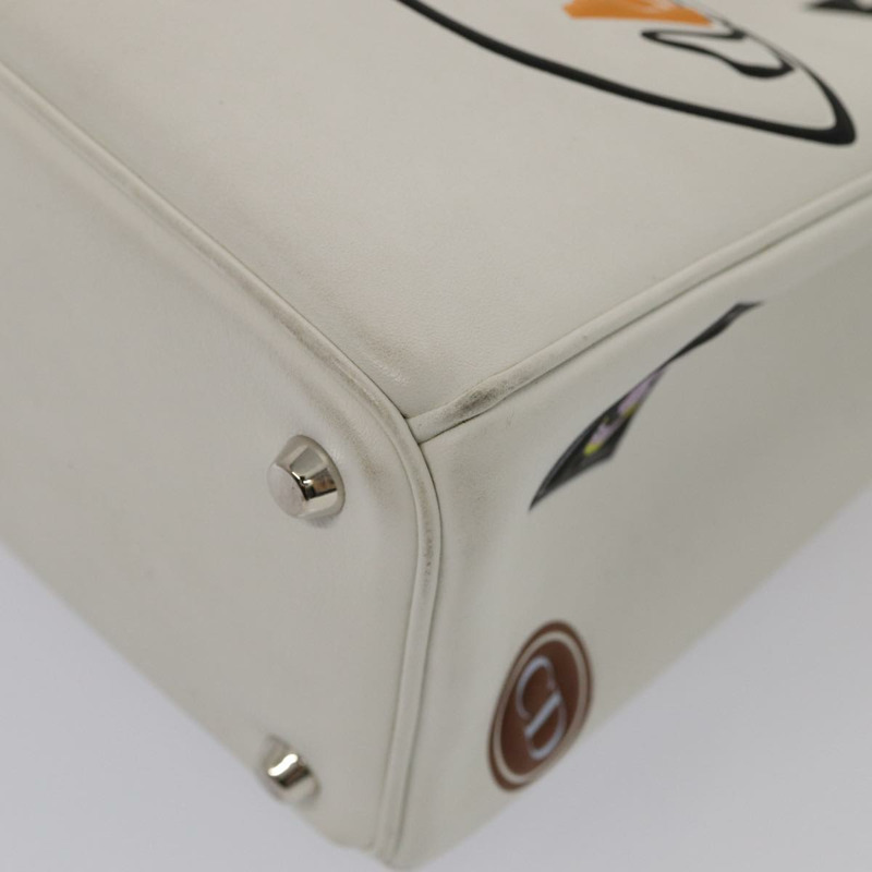 【日本直送】Christian Dior 皮革手提包 2way 銀白 正品 ep5275SAV-9