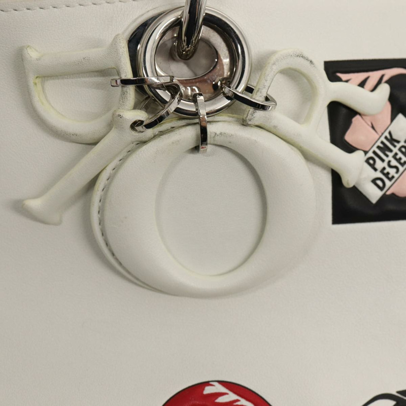 【日本直送】Christian Dior 皮革手提包 2way 銀白 正品 ep5275SAV-16