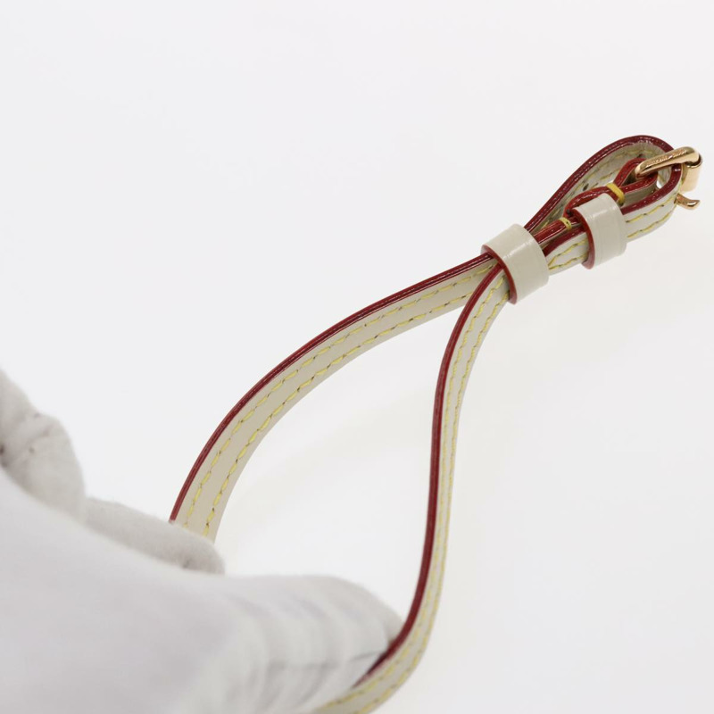 【日本直送】路易威登 Suhari Lockit 手拿包 白色皮革 M95629 LV 正品 94716V-13