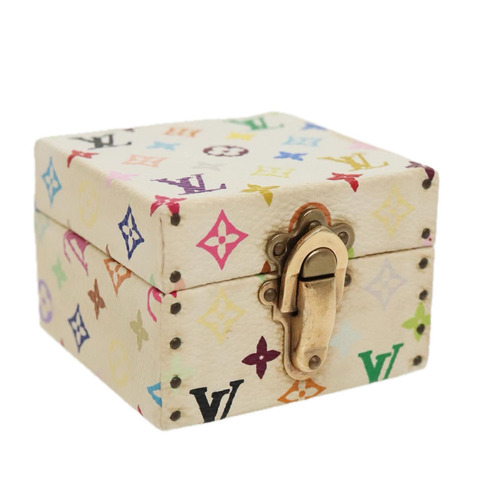 路易威登 Monogram Multicolor 珠寶盒 白色 LV 正品 96899SV