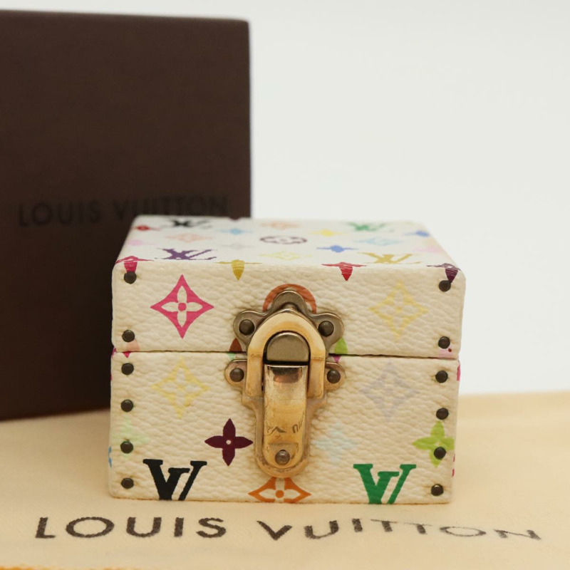 【日本直送】路易威登 Monogram Multicolor 珠寶盒 白色 LV 正品 96899SV-11
