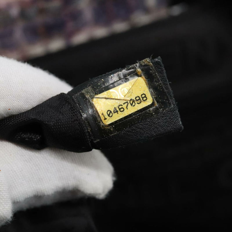 【日本直送】香奈兒山茶花鏈肩背包 紫色帆布 CC 正品 99854SAV-11