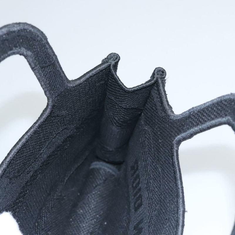 【日本直送】Christian Dior Book Tote迷你帆布手提包 黑色 正品 102047SAAV-16