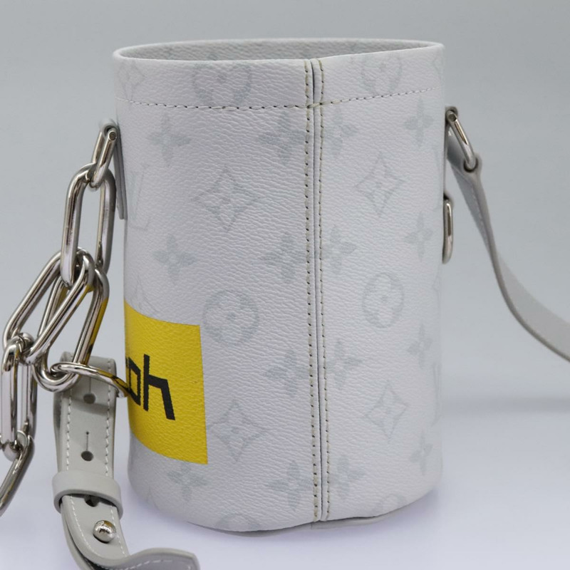 【日本直送】路易威登 Monogram White Chalk Nanobag 肩包 灰色 M44631 正品 105949SAM-3