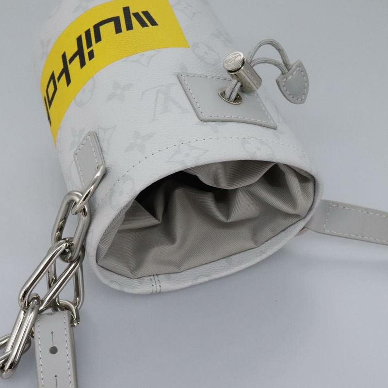 【日本直送】路易威登 Monogram White Chalk Nanobag 肩包 灰色 M44631 正品 105949SAM-5