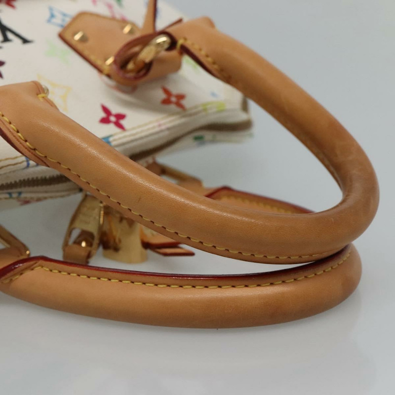 【日本直送】路易威登 Monogram Multicolor Alma GM 手提包 白色 M40441 LV 正品 105944V-6