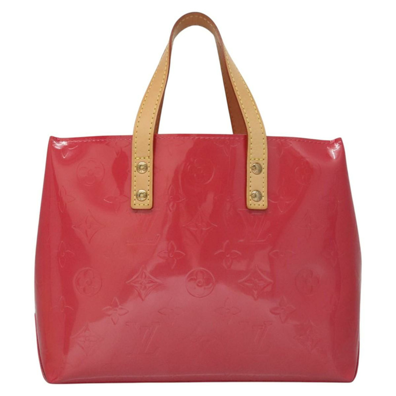 【日本直送】路易威登 Monogram Vernis Reade PM 手提包 玫紅色 M91221 正品 114585V-1