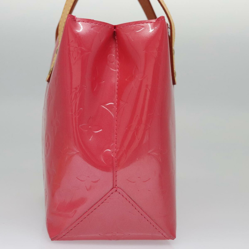 【日本直送】路易威登 Monogram Vernis Reade PM 手提包 玫紅色 M91221 正品 114585V-2