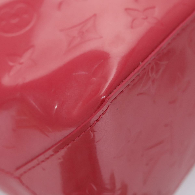 【日本直送】路易威登 Monogram Vernis Reade PM 手提包 玫紅色 M91221 正品 114585V-8