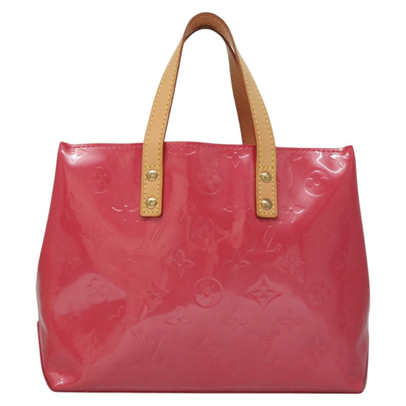 【日本直送】路易威登 Monogram Vernis Reade PM 手提包 玫紅色 M91221 正品 114585V-12