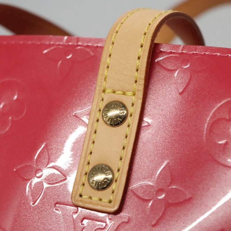 【日本直送】路易威登 Monogram Vernis Reade PM 手提包 玫紅色 M91221 正品 114585V-16