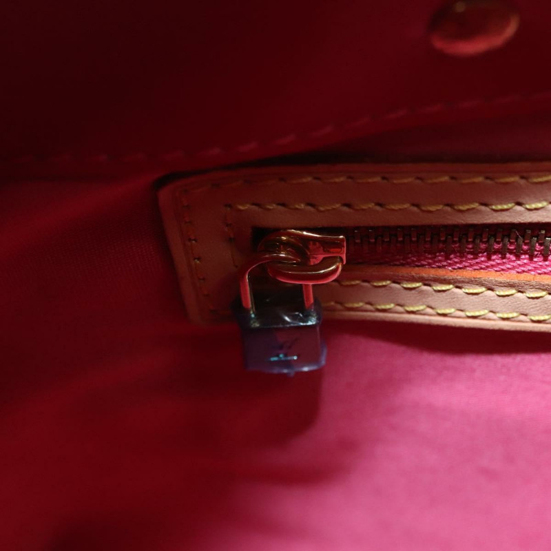 【日本直送】路易威登 Monogram Vernis Reade PM 手提包 玫紅色 M91221 正品 114585V-20