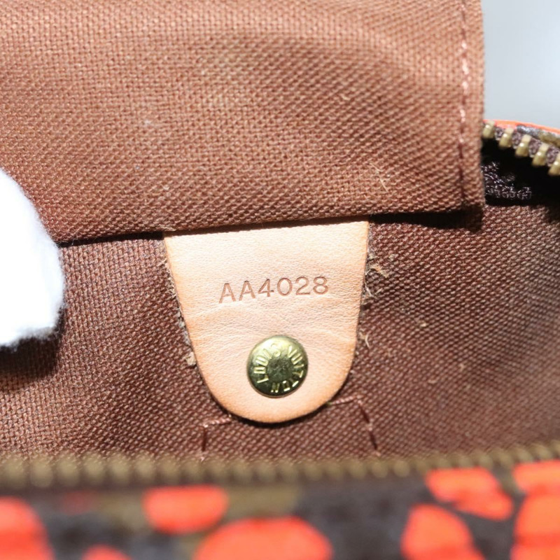 【日本直送】路易威登 Monogram Graffiti Speedy 30 手提包 橙色 M93705 LV Auth 114571M-10