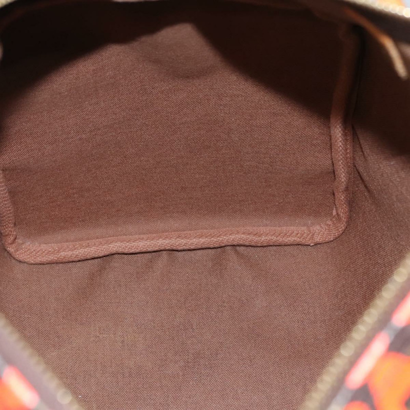 【日本直送】路易威登 Monogram Graffiti Speedy 30 手提包 橙色 M93705 LV Auth 114571M-21