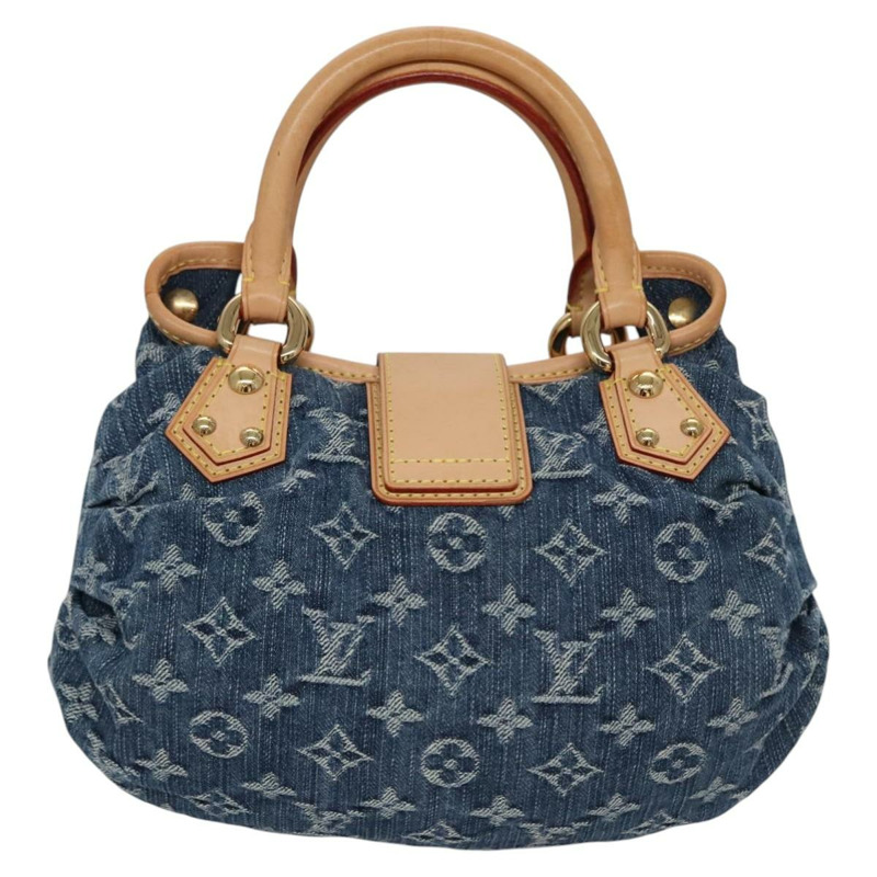 【日本直送】路易威登 Monogram 牛仔布 Preity 手提包 藍色 M95020 LV 正品 BA268SAV-1