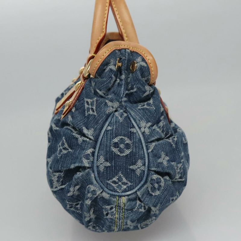 【日本直送】路易威登 Monogram 牛仔布 Preity 手提包 藍色 M95020 LV 正品 BA268SAV-4