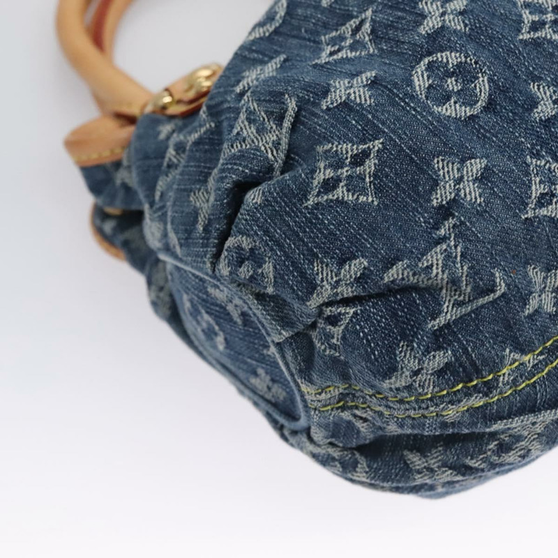 【日本直送】路易威登 Monogram 牛仔布 Preity 手提包 藍色 M95020 LV 正品 BA268SAV-14