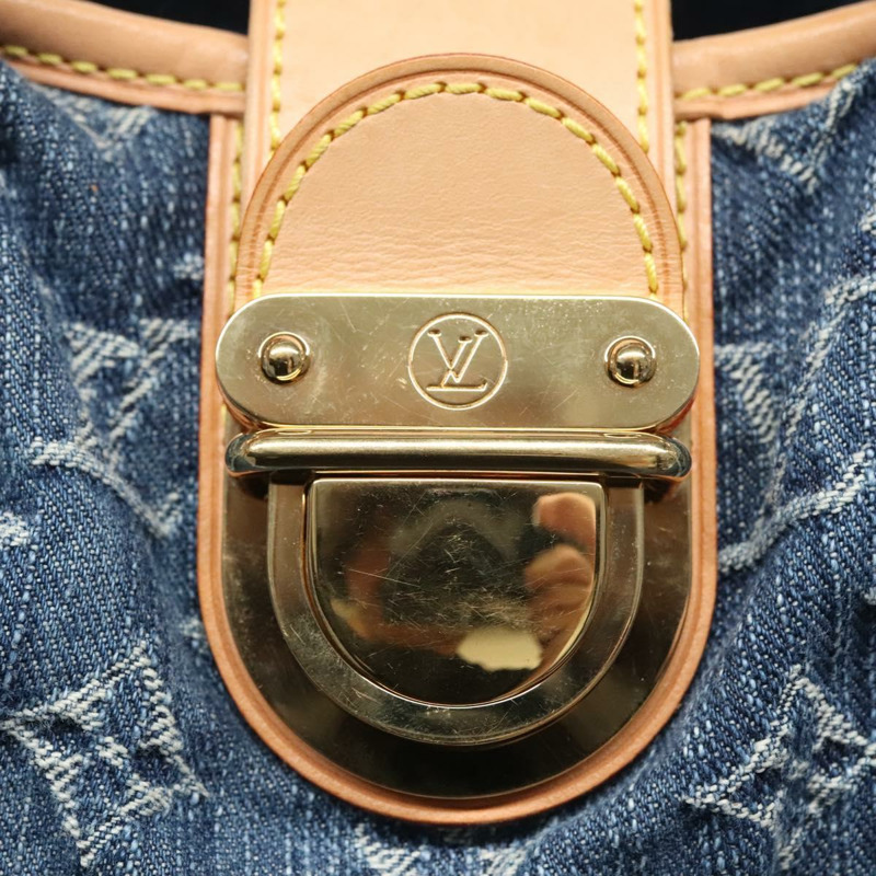 【日本直送】路易威登 Monogram 牛仔布 Preity 手提包 藍色 M95020 LV 正品 BA268SAV-18