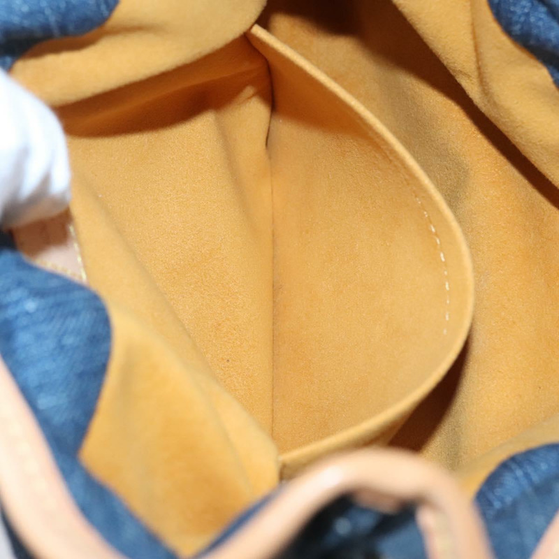 【日本直送】路易威登 Monogram 牛仔布 Preity 手提包 藍色 M95020 LV 正品 BA268SAV-22