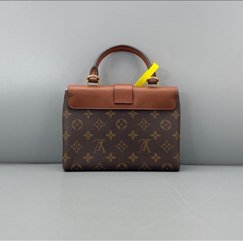 【95%新✨一包多用✨價錢優惠】LV locky bb鎖頭包 焦糖色拼老花-3