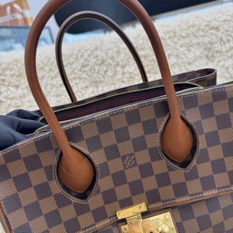 【95新 ✨ 全網最低價！】LV/路易威登焦糖棋盤格Ascot Damier手提包走秀款（下單前先詢問庫存❗️）-7