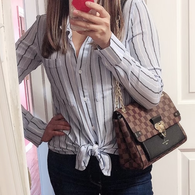 【大全套有購證✨極度稀有❗️不怕撞款💃🏻】LV Vavin中號棕棋盤 黑色老花 斜揹包｜單肩包-2