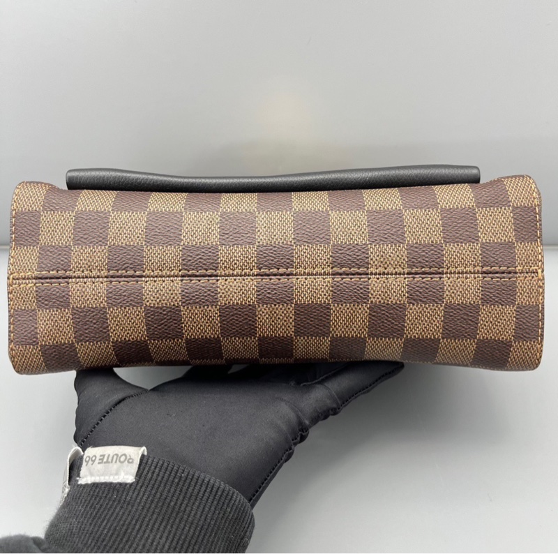 【大全套有購證✨極度稀有❗️不怕撞款💃🏻】LV Vavin中號棕棋盤 黑色老花 斜揹包｜單肩包-6