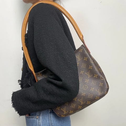 【95新💯媽媽包/通勤包✨全網最低價】LV looping Tote 中號 單肩包｜手拎包｜托特包