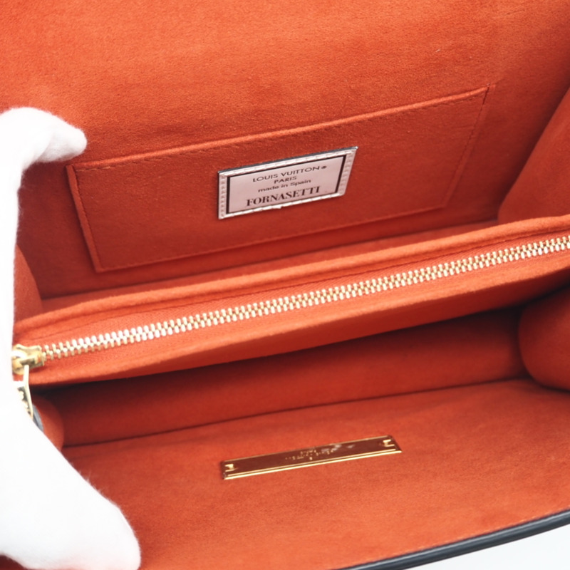 路易威登 (LOUIS VUITTON) 女士 Monogram Fornasetti Dauphine MM 兩用單肩背包，多色塗層帆布和皮革材質。-12