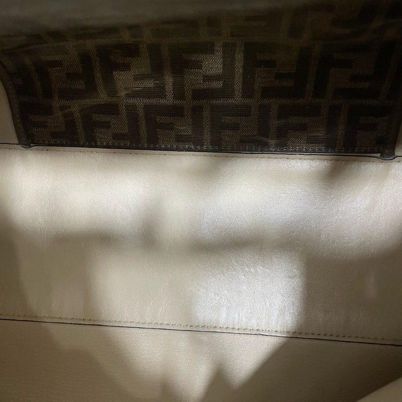 芬迪｜peekaboo托特牛皮大號-7