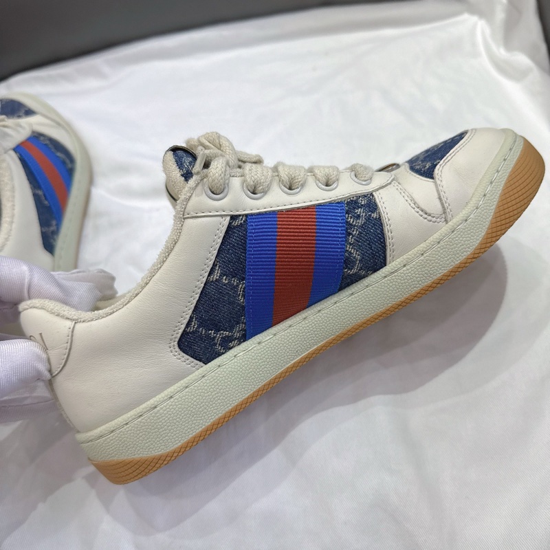 98新Gucci 牛仔 丹寧 髒髒鞋 板鞋 35.5碼 無附件-5