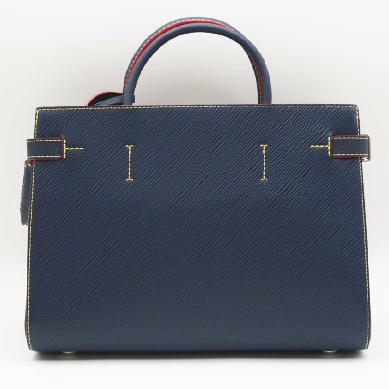 路易威登 Epi Twist 手提包 M54980 兩用單肩包，靛藍色皮革，女士款-2