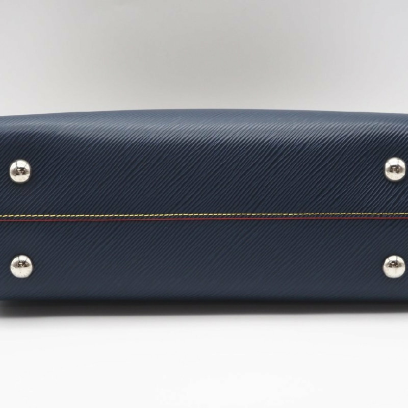 路易威登 Epi Twist 手提包 M54980 兩用單肩包，靛藍色皮革，女士款-3