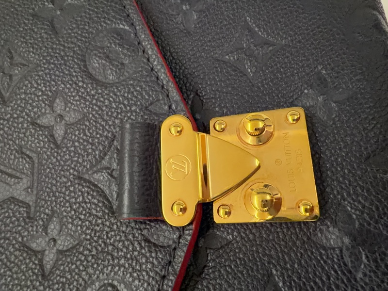 LOUIS VUITTON路易威登 海軍藍 牛皮 郵差包-3