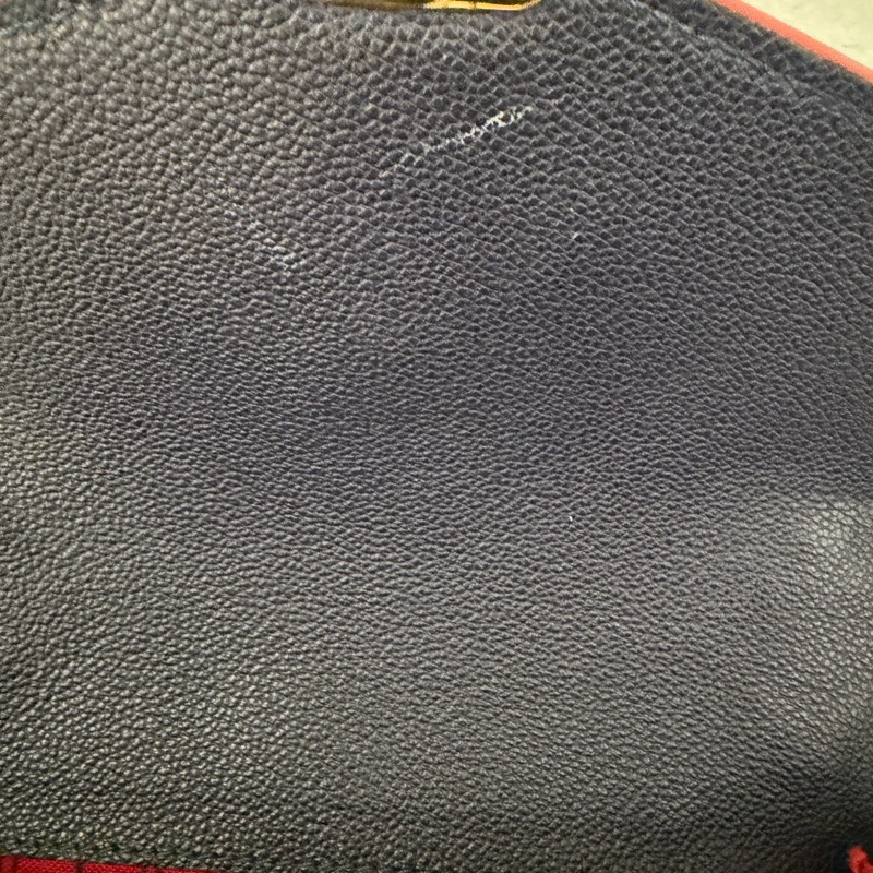 LOUIS VUITTON路易威登 海軍藍 牛皮 郵差包-15