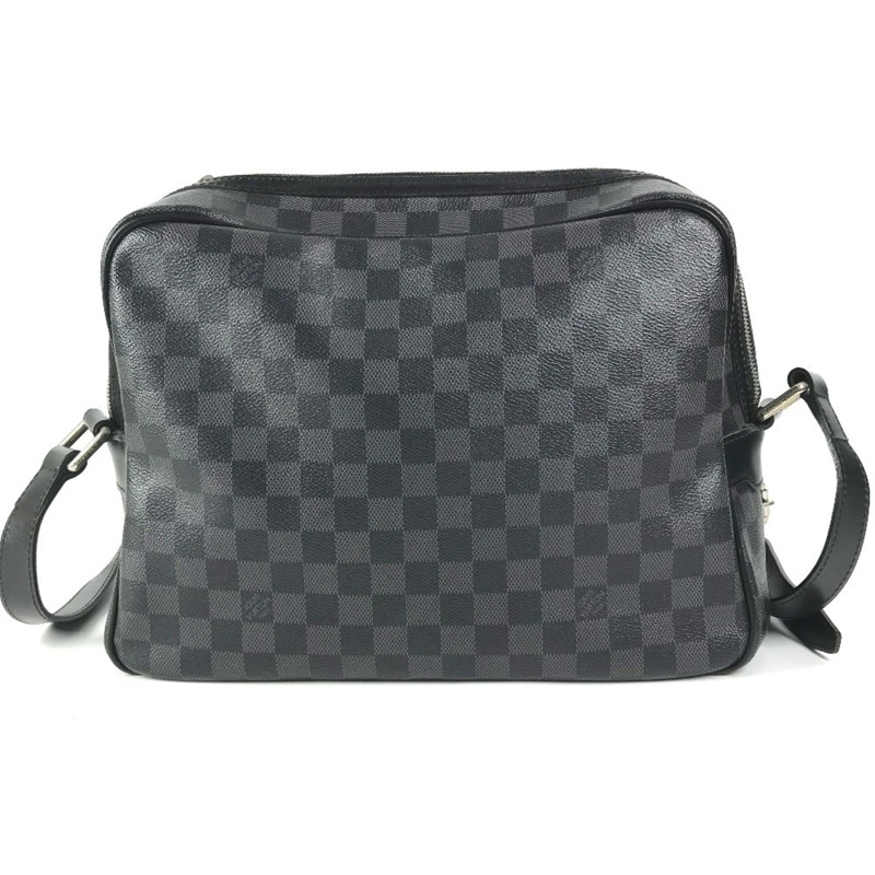 路易威登 N45252 Damier Graphite Io 背包，黑色，男女款-1